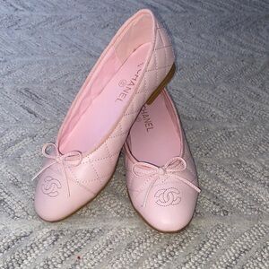CC Light Pink Bow Flats